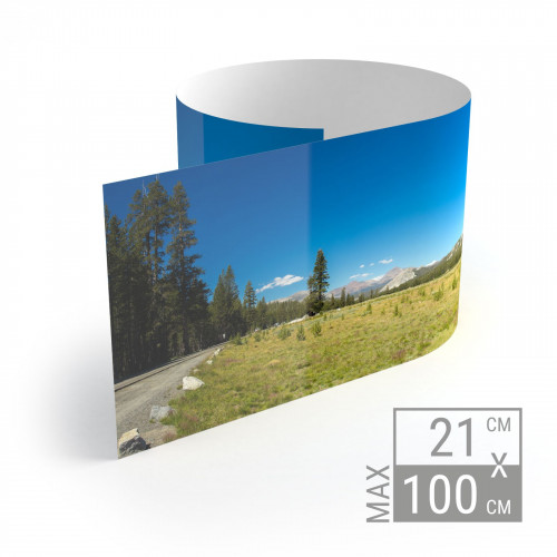 Panoramadruck | 21cm x Variable Breite Kleinformat
