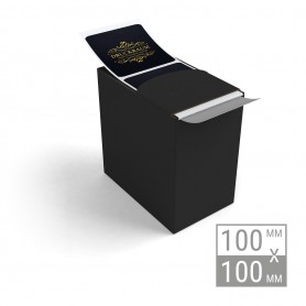Etiketten auf Rolle | 100x100mm Etiketten in Spenderboxen