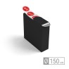 Etiketten auf Rolle | rund 150mm Etiketten in Spenderboxen