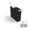 Etiketten auf Rolle | oval 50x30mm Etiketten in Spenderboxen