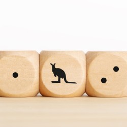 Druck auf Ihren Holzwürfel Druck auf Holz