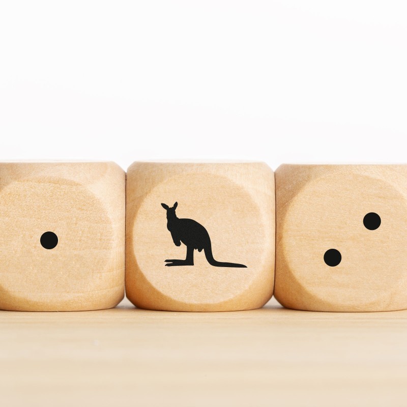 Druck auf Ihren Holzwürfel Druck auf Holz