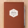 Druck auf Ihr Leder-Notizbuch Druck auf Leder