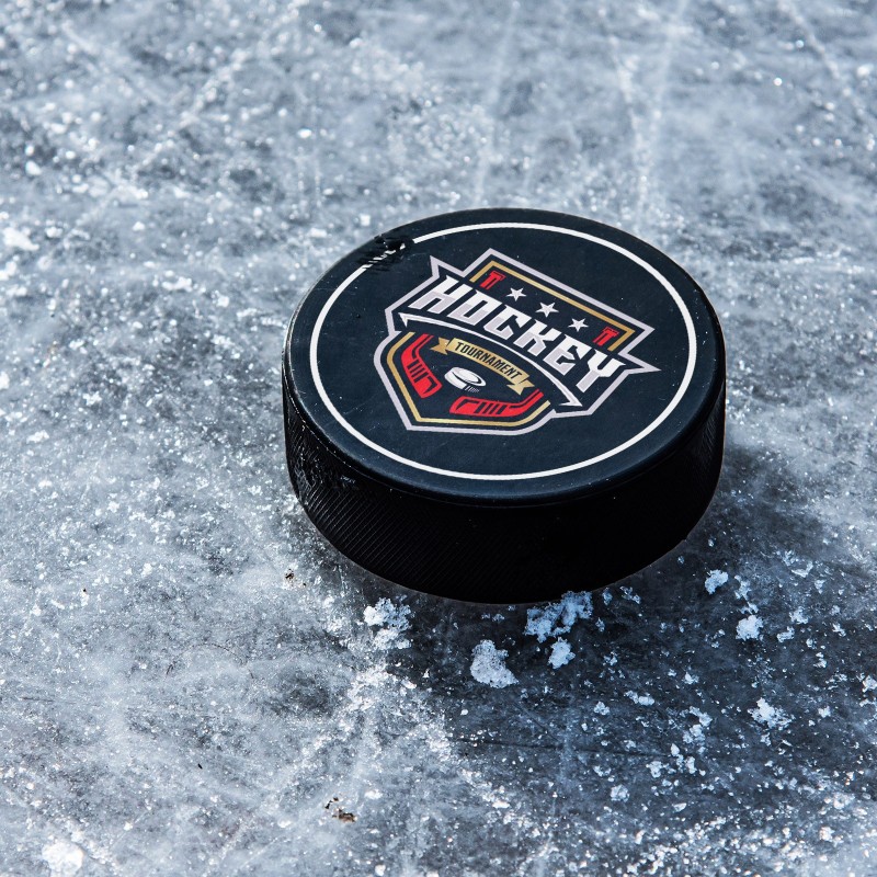Druck auf Ihren Eishocky Puck Druck auf Kunststoff