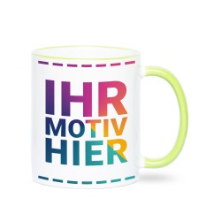 Werbetasse hellgrün Fototassen