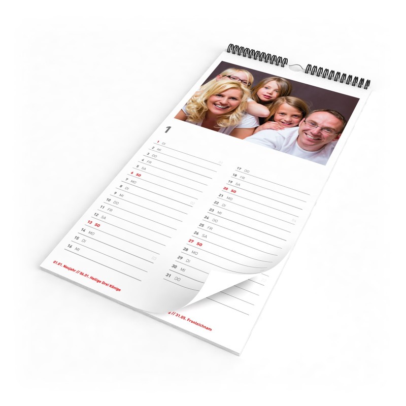 Monatskalender A3 slim Fotokalender