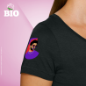 Premium Damen T-Shirt färbig Textildruck