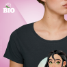 Premium Damen T-Shirt färbig Textildruck