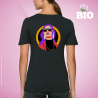 Premium Damen T-Shirt färbig Textildruck
