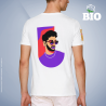 Premium T-Shirt weiß Textildruck