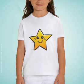 Premium Kinder T-Shirt weiß Textildruck