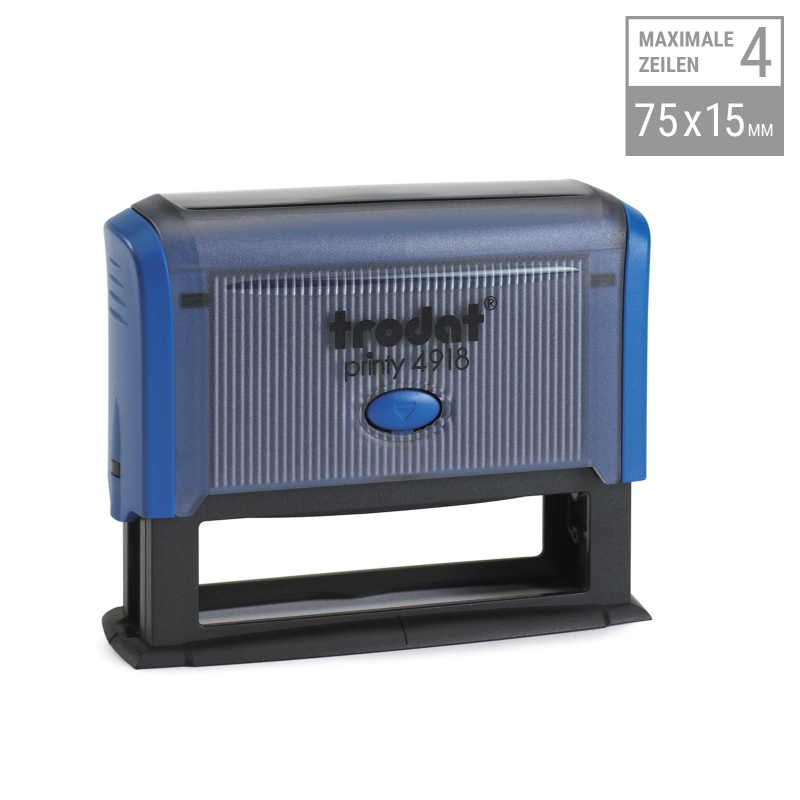 Trodat Printy 4918 | 75x15mm Printy Textstempel