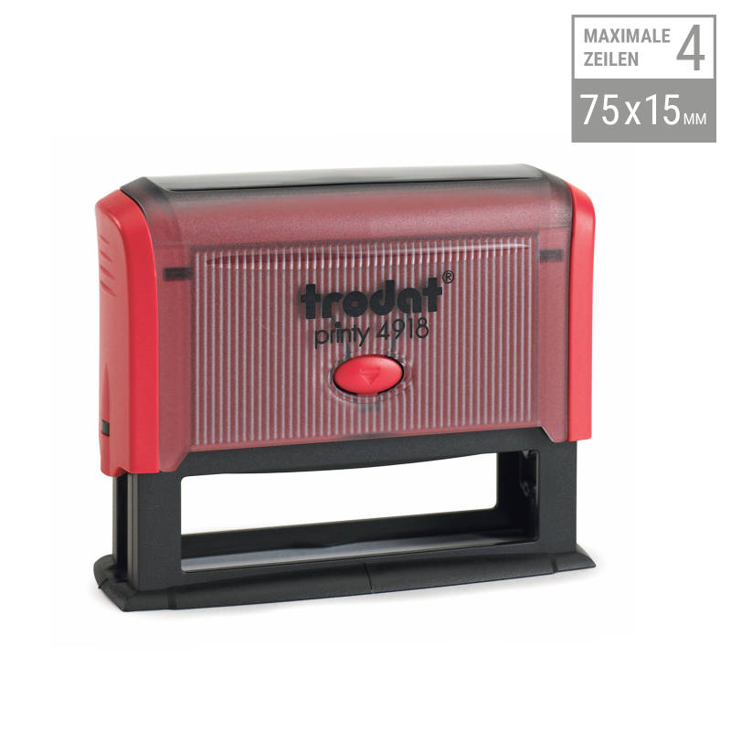 Trodat Printy 4918 | 75x15mm Printy Textstempel
