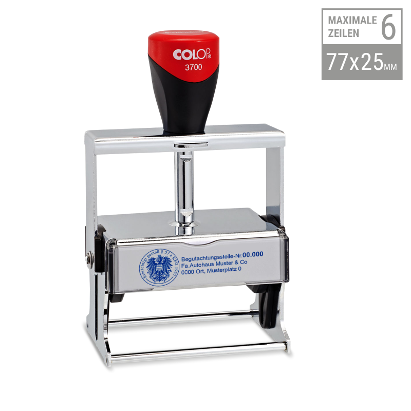 Begutachtungsstempel §57a | 77x25mm Spezialstempel Begutachtungsstempel §57a | 77x25mm Spezialstempel