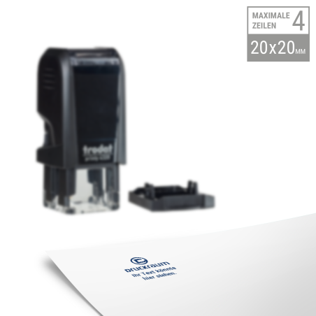 Trodat Printy 4320 | 20x20mm Printy Textstempel