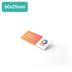 Namensschild 60x25mm Namensschilder