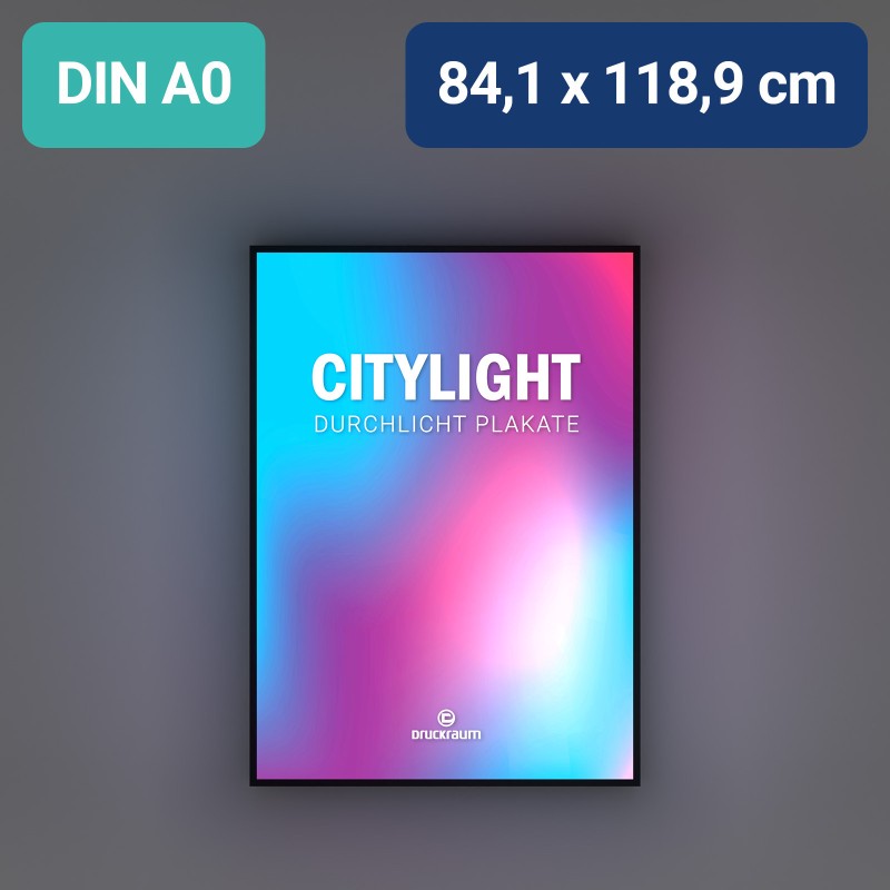 Durchlicht Plakat | A0 Durchlicht-Plakate