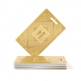 Plastikkarten - Gold Plastikkarten