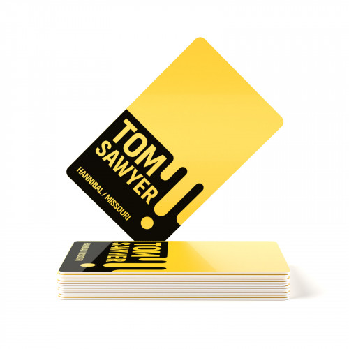 Plastikkarten - Gelb Plastikkarten