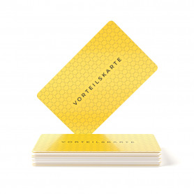 Plastikkarten - Gelb Plastikkarten