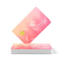 Plastikkarten mit Kontakt-Chip Plastikkarten