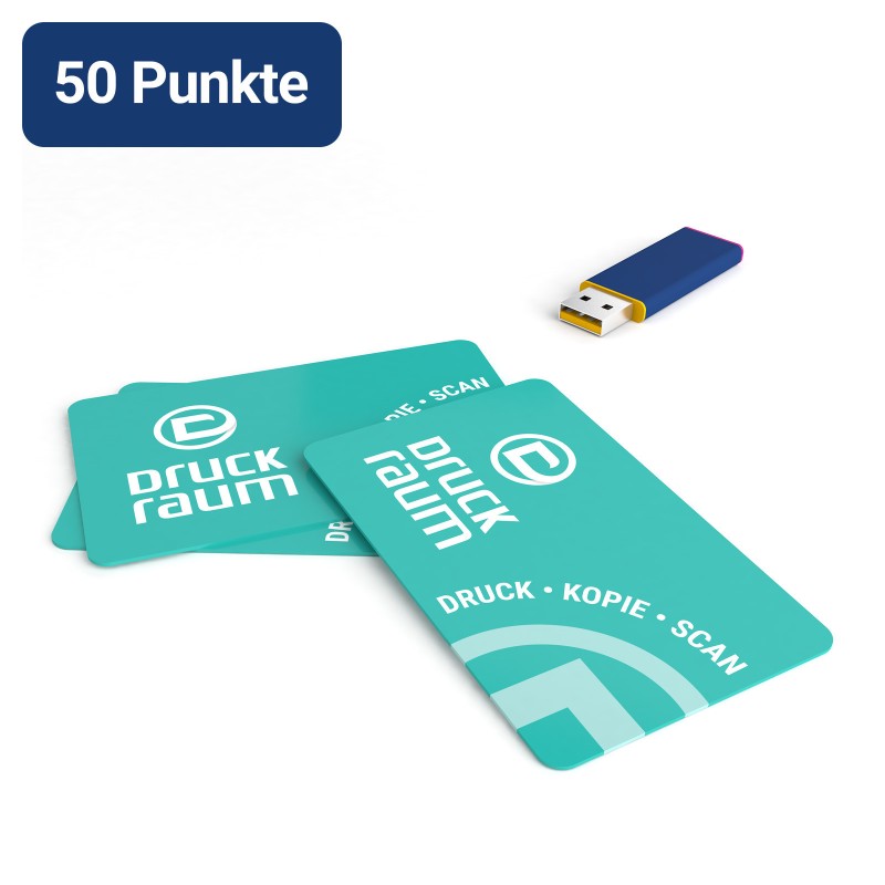 DRUCKRAUM Card 50 Selbstbedienung DRUCKRAUM Card 50 Selbstbedienung