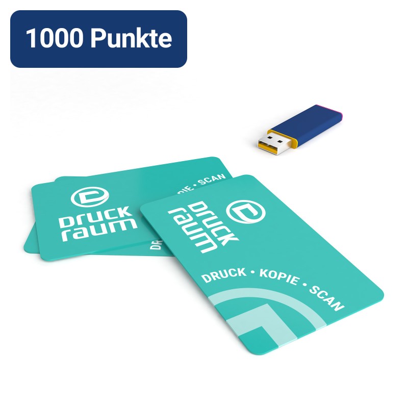 DRUCKRAUM Card 1000 Selbstbedienung DRUCKRAUM Card 1000 Selbstbedienung