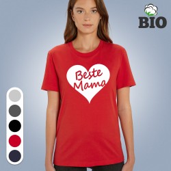 Premium T-Shirt färbig Textildruck