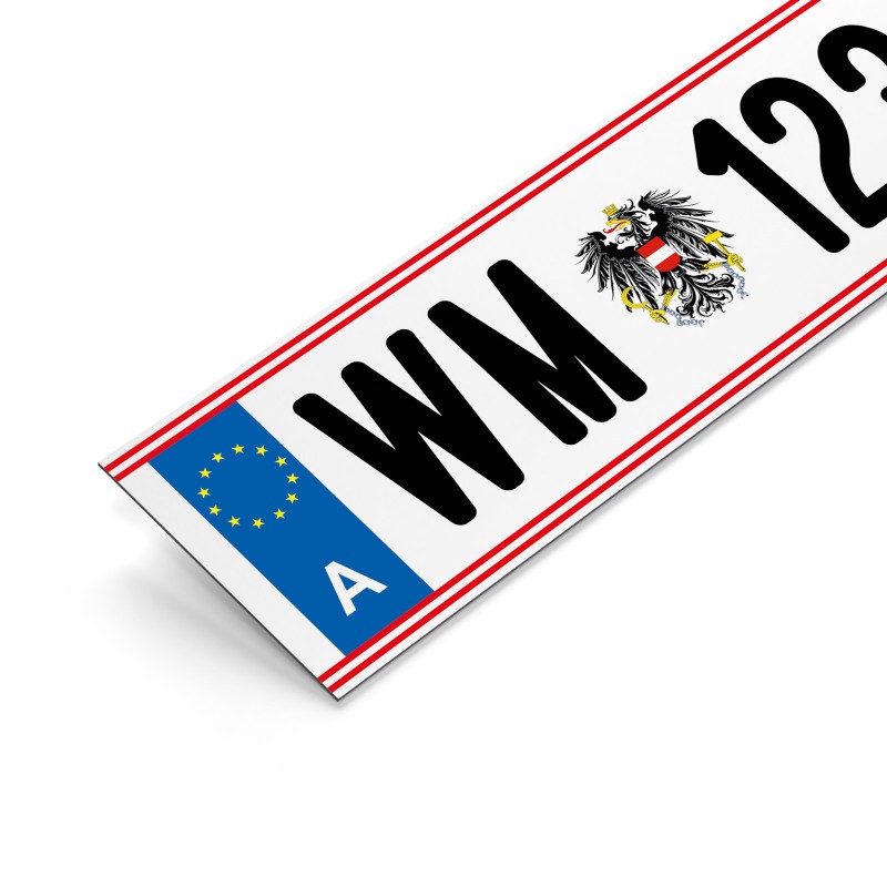 Fun-Kennzeichen 1-zeilig Fun-Kennzeichen