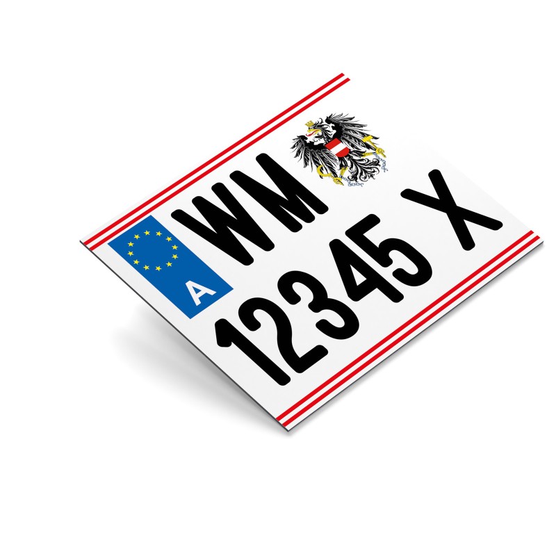 Fun-Kennzeichen Motorrad Fun-Kennzeichen