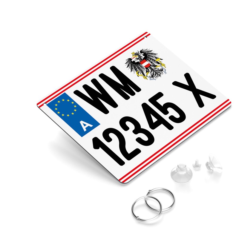 Fun-Kennzeichen Motorrad Fun-Kennzeichen