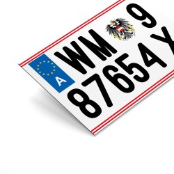 Fun-Kennzeichen 2-zeilig Fun-Kennzeichen