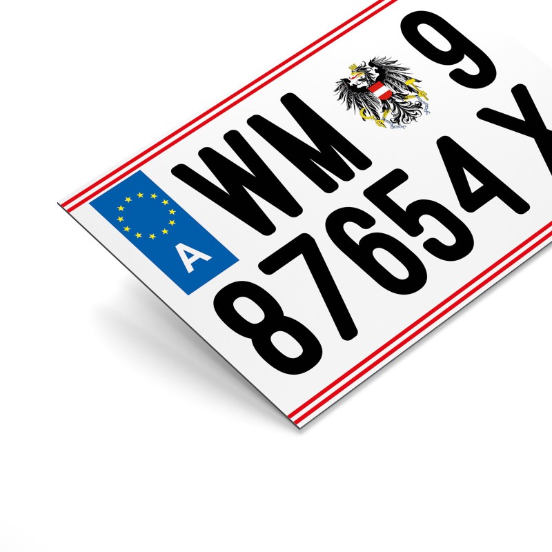 Fun-Kennzeichen 2-zeilig Fun-Kennzeichen