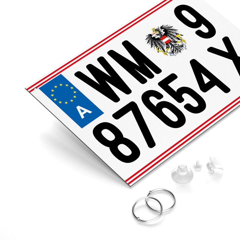 Fun-Kennzeichen 2-zeilig Fun-Kennzeichen