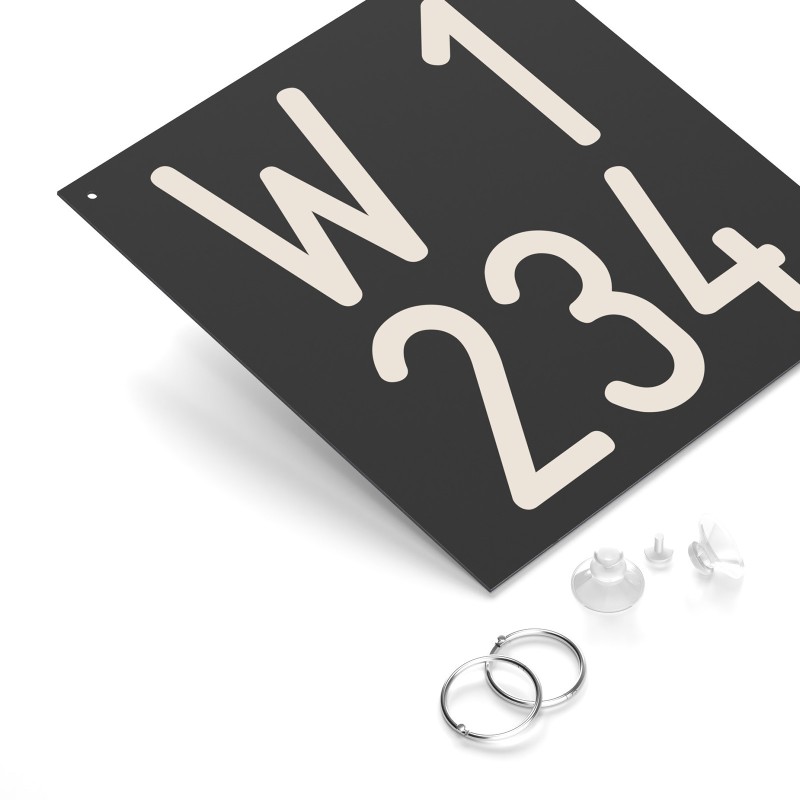 Fun-Kennzeichen bis 1989 2-zeilig Fun-Kennzeichen