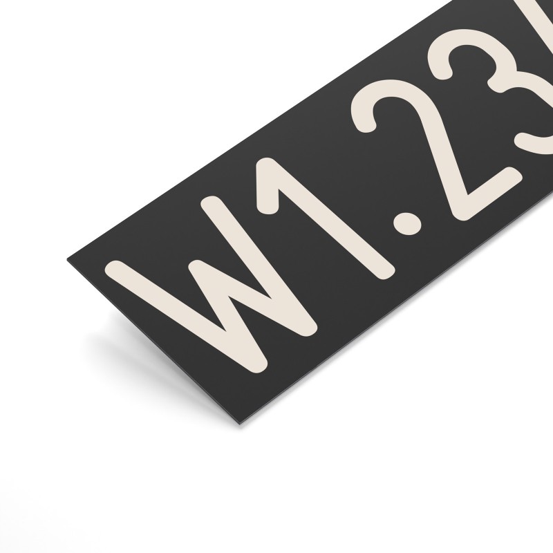 Fun-Kennzeichen bis 1989 hinten Fun-Kennzeichen