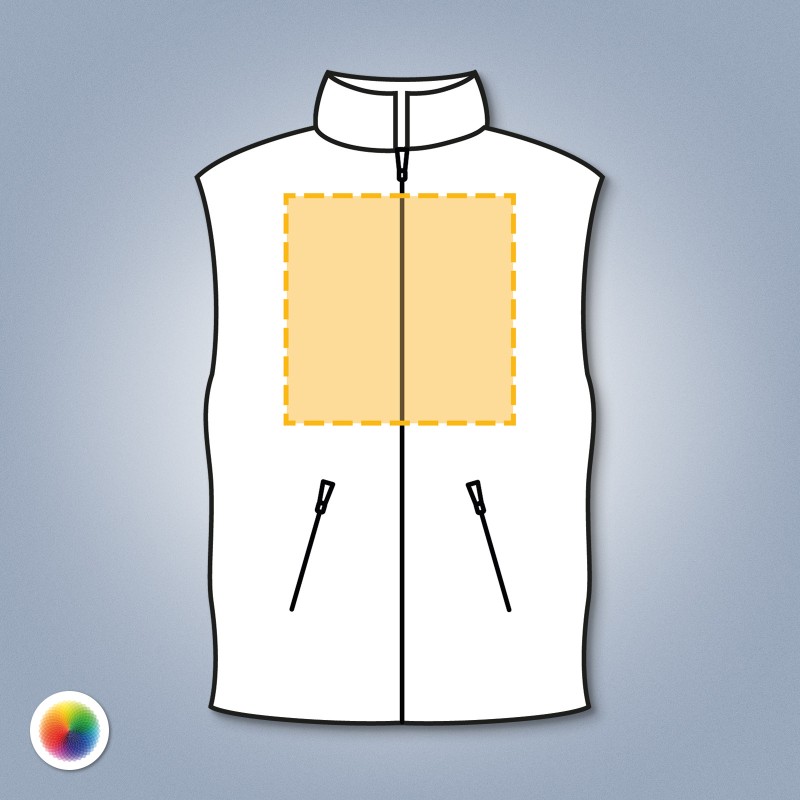 Weste ärmellos (nur Druck) Ihre Motive auf Ihren eigenen Textilien