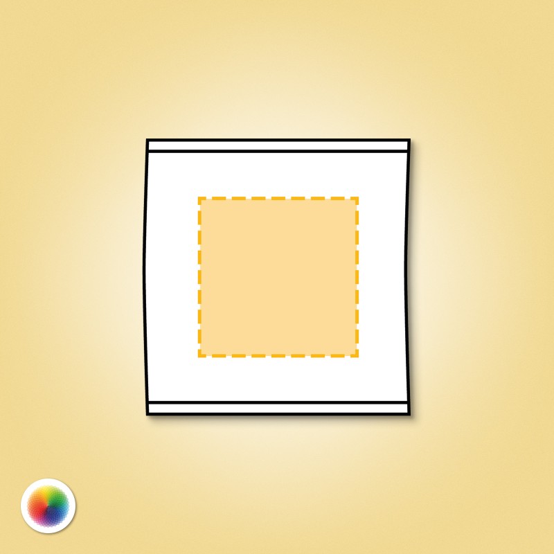 Stoffstück (nur Druck) Ihre Motive auf Ihren eigenen Textilien