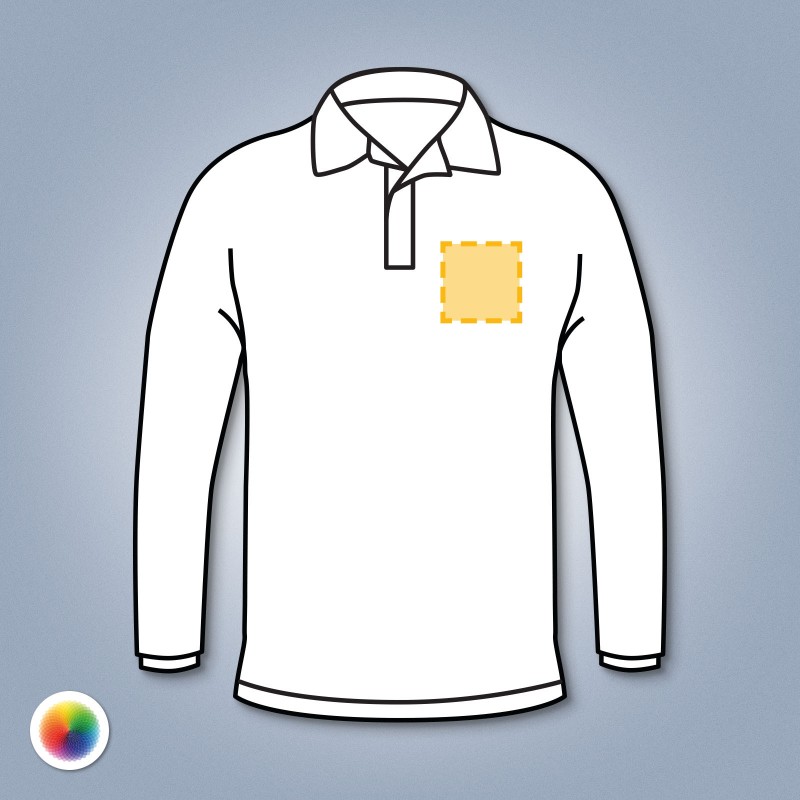 Polo Langarm (nur Druck) Ihre Motive auf Ihren eigenen Textilien Polo Langarm (nur Druck) Ihre Motive auf Ihren eigenen Textilien