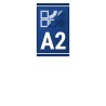 Banner Display mit partiellem Lack-Effekt | DIN A2 Banner Displays mit partiellem Lack-Effekt