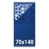 Banner Display mit partiellem Lack-Effekt | 70x140cm Banner Displays mit partiellem Lack-Effekt