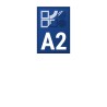 Bespannung Banner Display mit partiellem Lack-Effekt | DIN A2 Banner Displays mit partiellem Lack-Effekt