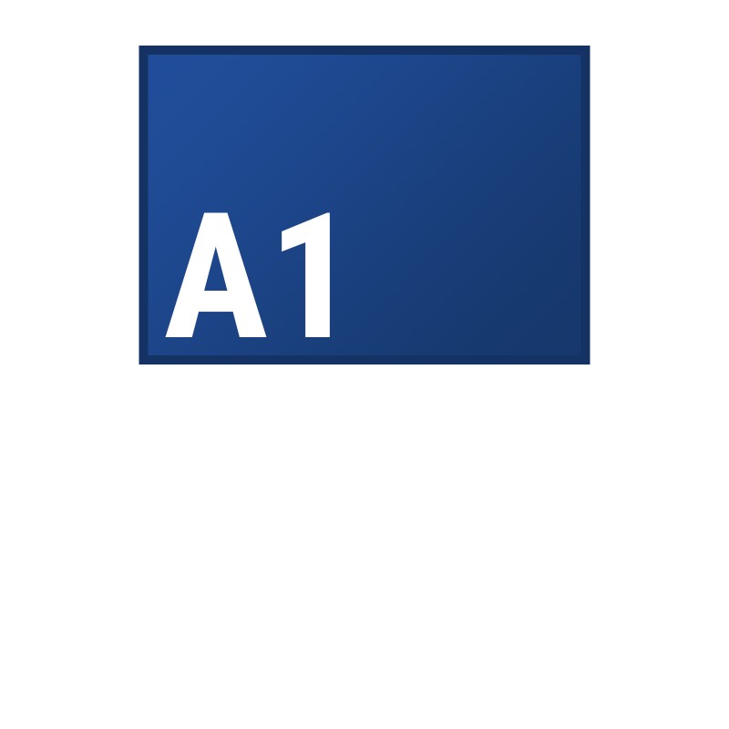 ◤  Bespannung für Banner Display A1 quer| DRUCKRAUM.at