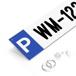 Parkplatzschild Fun-Kennzeichen