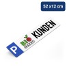 Parkplatzschild Fun-Kennzeichen