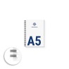 Drahtkammbindung | DIN A5 | 14,8x21cm Gebundene Unterlagen und Skripten