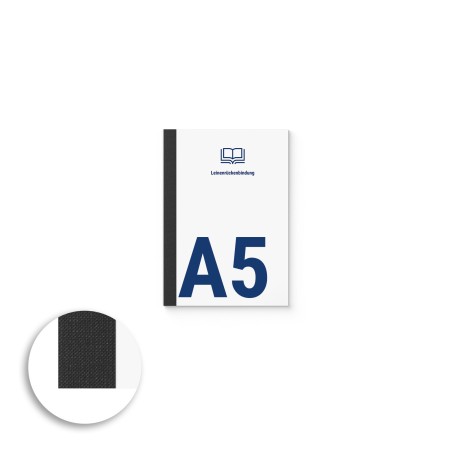 Leinenrückenbindung | DIN A5 | 14,8x21cm Gebundene Unterlagen und Skripten