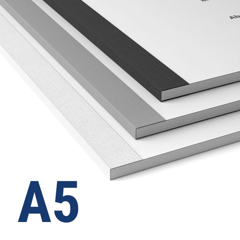 Leinenrückenbindung | DIN A5 | 14,8x21cm Gebundene Unterlagen und Skripten Leinenrückenbindung | DIN A5 | 14,8x21cm Gebundene Unterlagen und Skripten