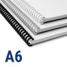 Kunststoffspirale | DIN A6 | 10,5x14,8cm Gebundene Unterlagen und Skripten