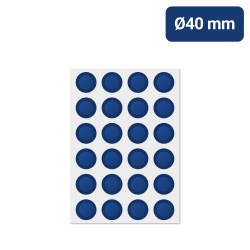 Bogenetiketten | rund 40mm Etiketten auf Bögen